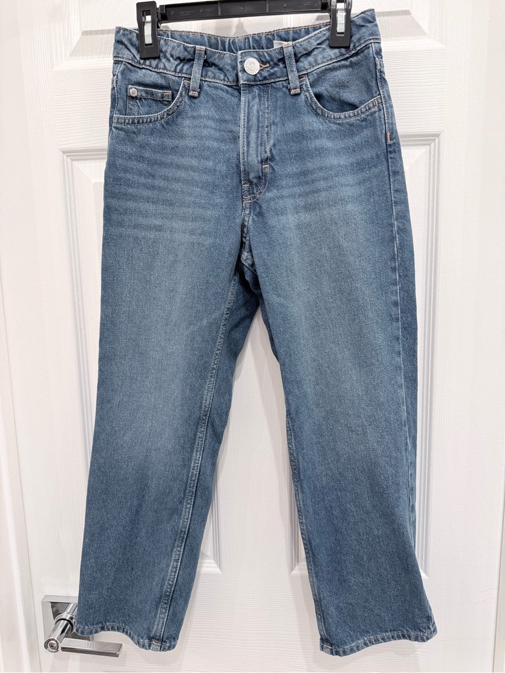 H&M Kids Straight Leg Light Blue Men's Jeans